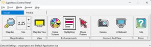 SuperNova Magnifier Control Panel